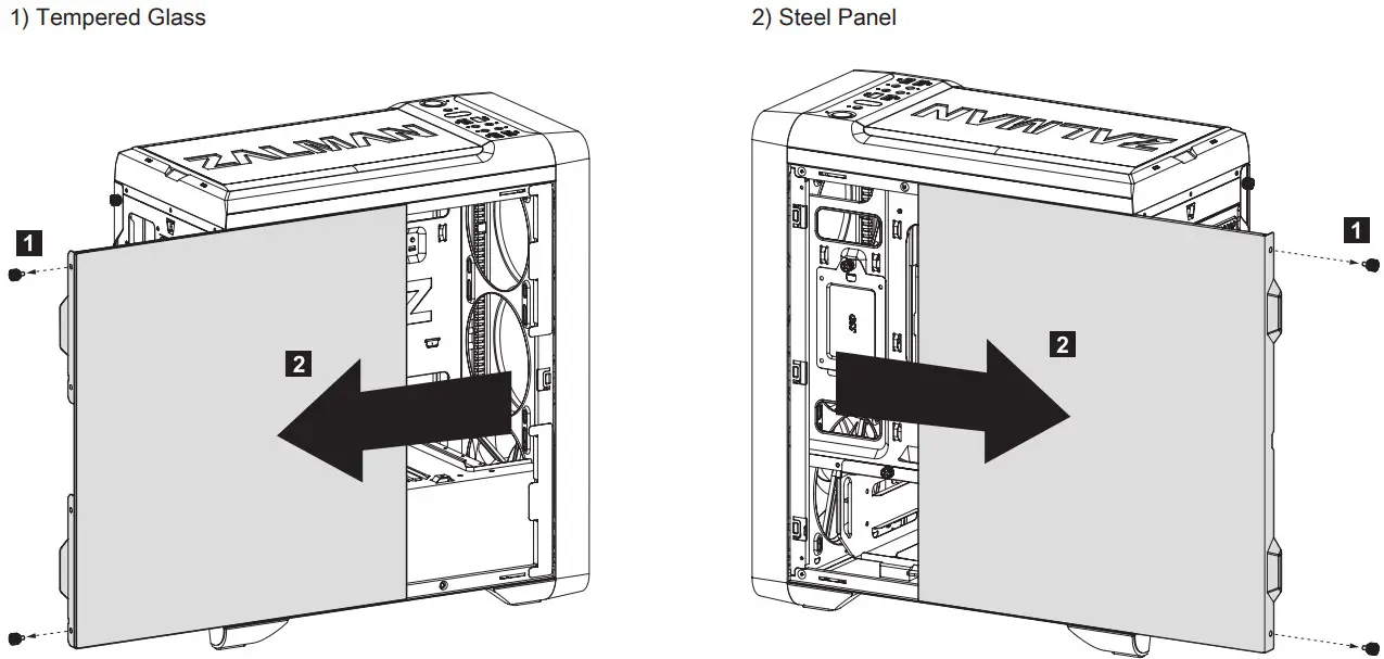 ZALMAN M3 PLUS M3 PLUS RGB mATX Mini Tower Computer Case - Figure 3