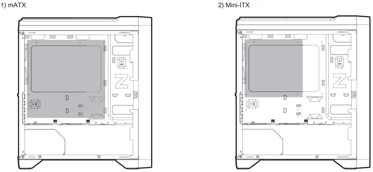 ZALMAN M3 PLUS M3 PLUS RGB mATX Mini Tower Computer Case - Figure 6