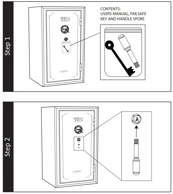 SPORTS AFIELD SA30SM 30-Gun Instinct Electronic Lock fig 11