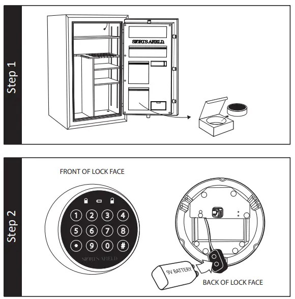 SPORTS AFIELD SA30SM 30-Gun Instinct Electronic Lock fig 8