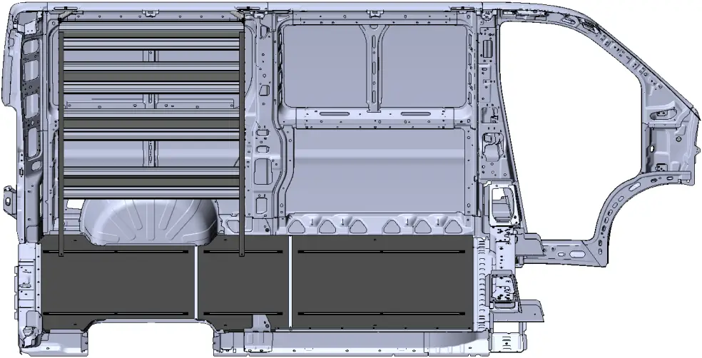 N5-RA60-4 - ATTACH SHELF UNIT 4