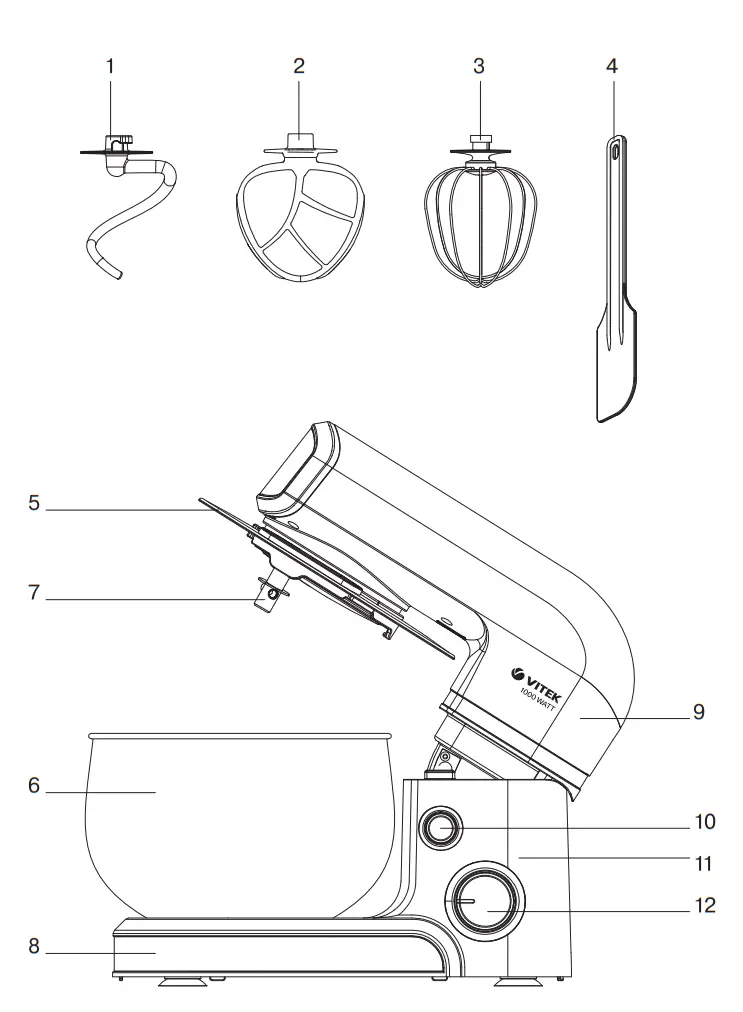 VITEK VT 4114 Kitchen Machine