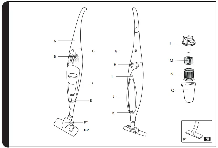 HOOVER 48021469 Vacuum Cleaner - Figure 1