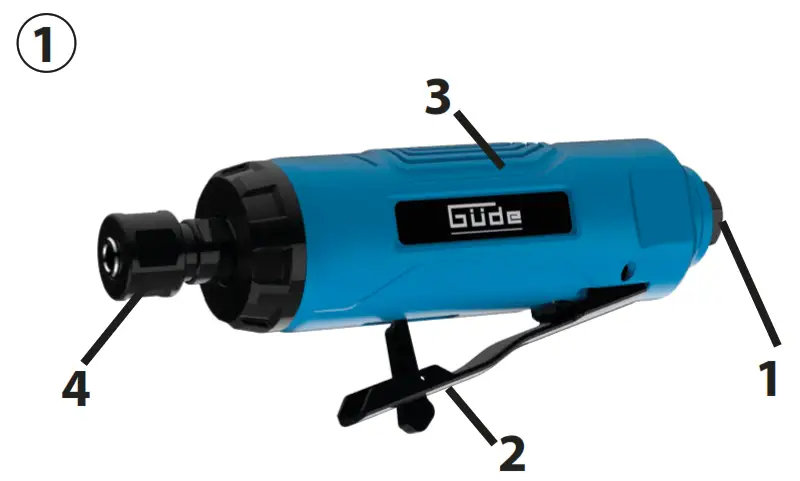 Gude 40122 DL Impact Wrench Twin Hammer - fig1