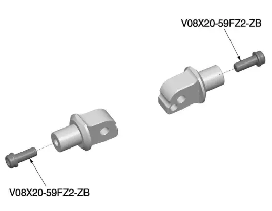 rizoma PE858 APRILIA Tuono - kit