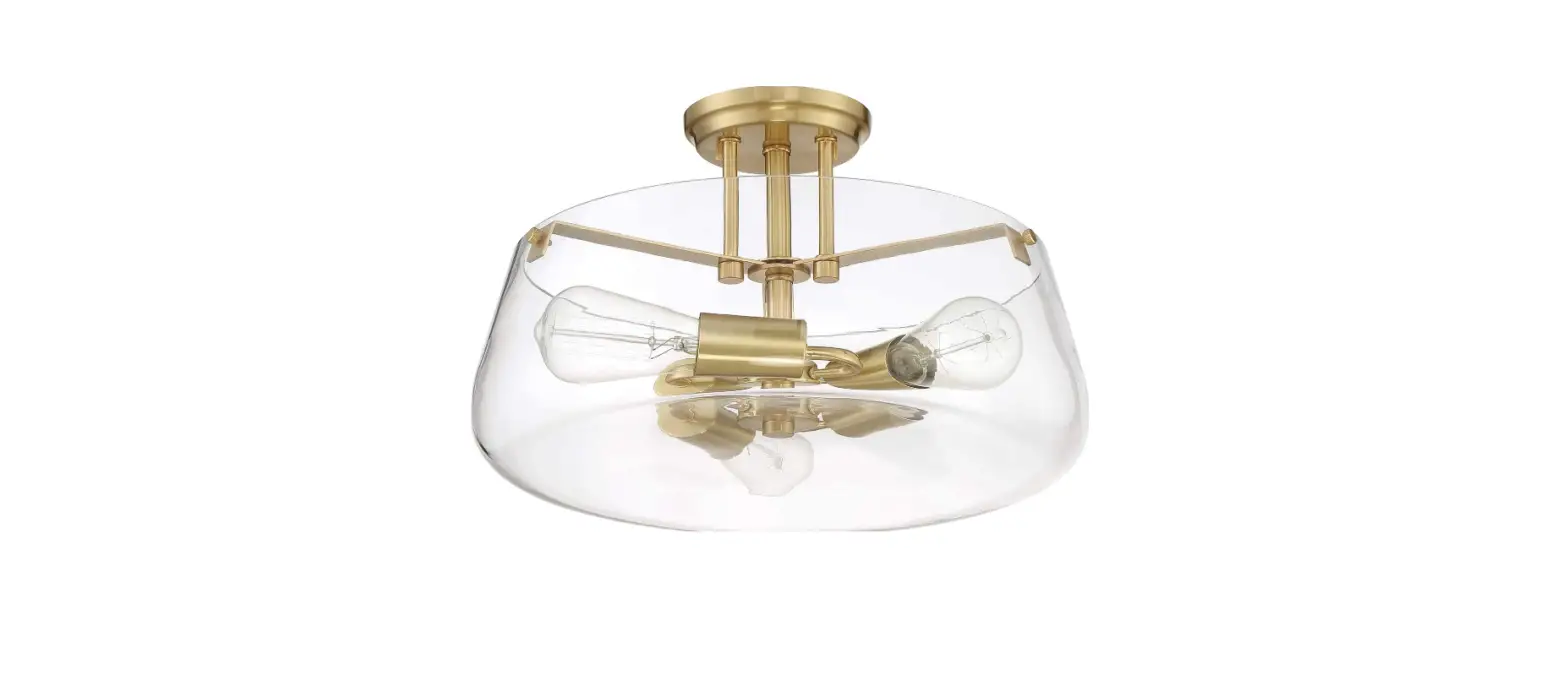 Hunter 19818 Woodburn 4 Light Flush Mount Instruction Manual Hunter 19818 Woodburn 4 Light Flush Mount Instruction Manual