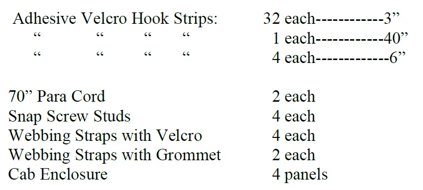 FALCON RIDGE Massimo MSU 700 Full Cab Enclosure 1