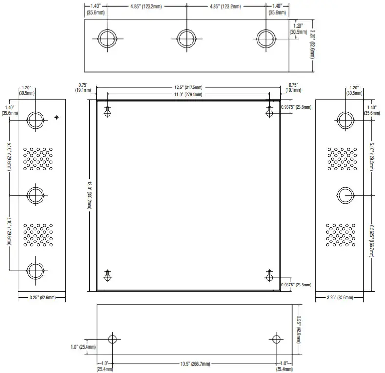 Altronix HubSat8DiV Series UTP Passive Transceiver Hub - Figure 7