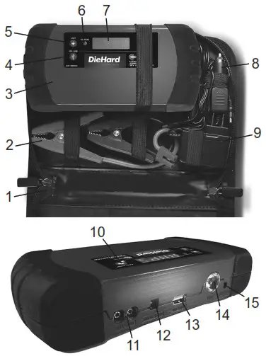 DieHard Lithium Ion Jump Starter - FEATURES