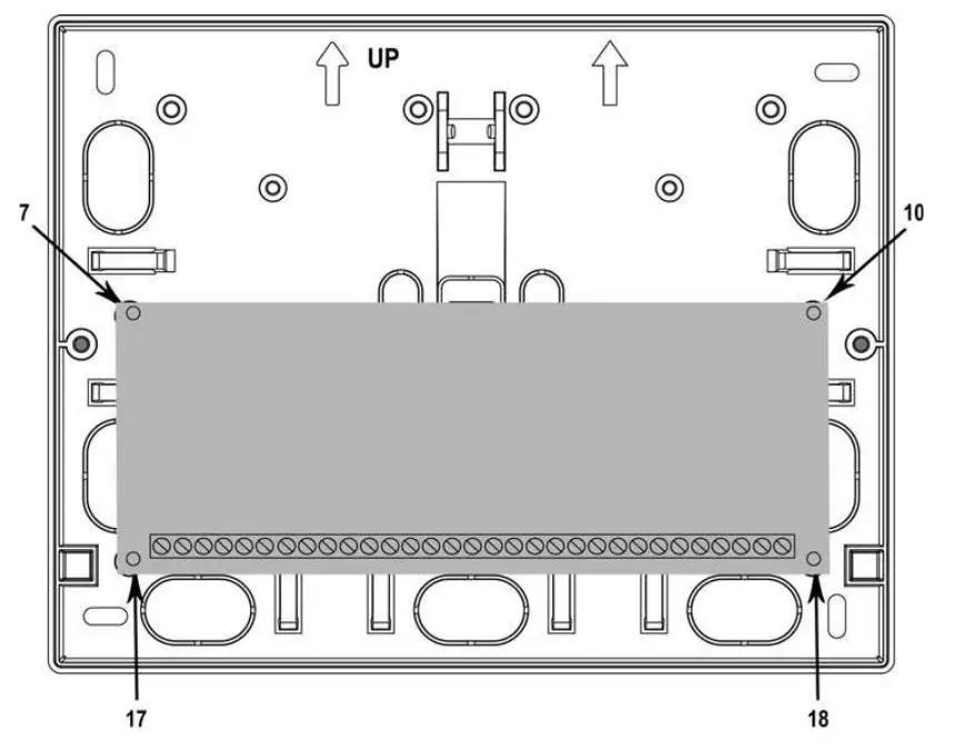 RISCO 128B50000A Panel Accessory Plastic Box - fig 1