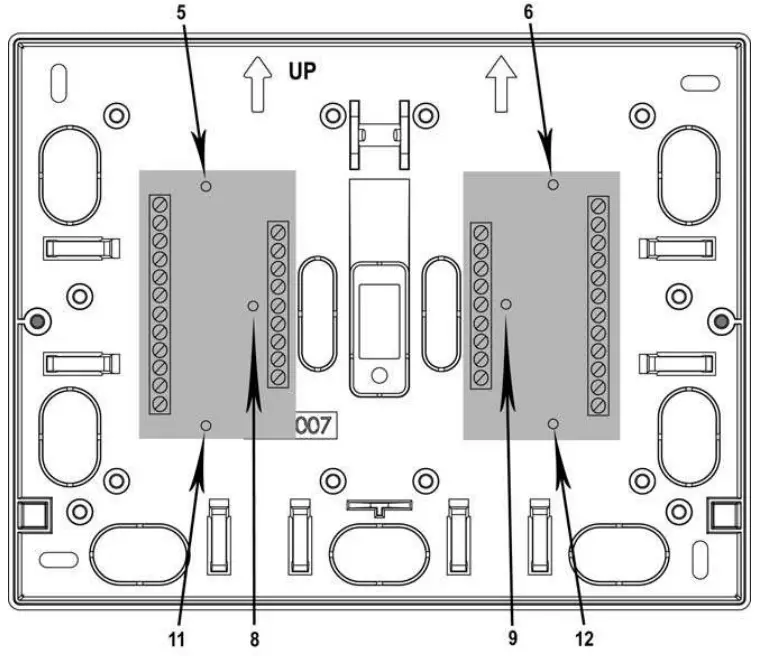 RISCO 128B50000A Panel Accessory Plastic Box - fig 2
