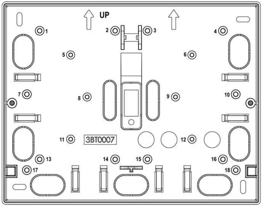 RISCO 128B50000A Panel Accessory Plastic Box