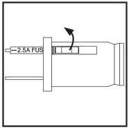 Aspen Appliance ASTF A40 Remote Control - Fuse Replacement 3