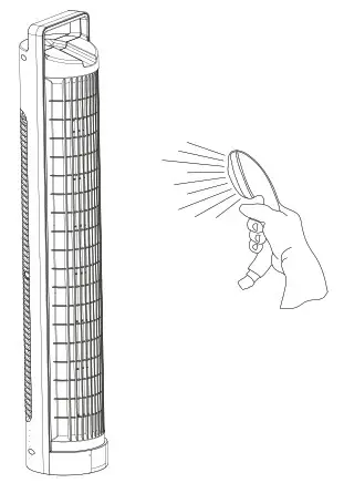 Aspen Appliance ASTF A40 Remote Control - cleaning