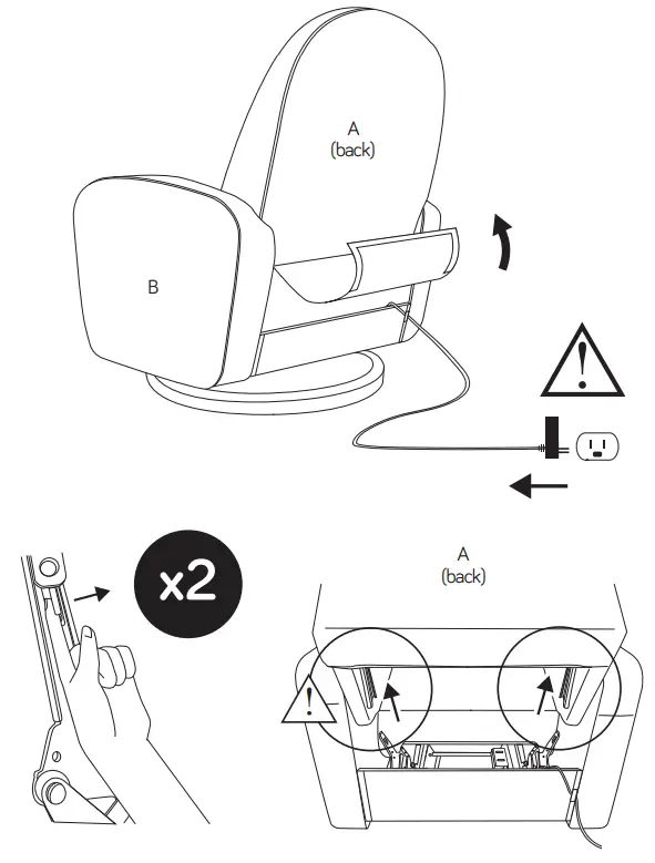 babyletto M23188 Nami Glider Recliner With Electronic Control And Usb - fig 12