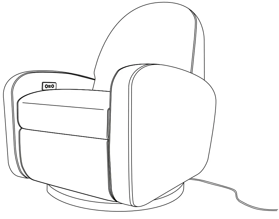 babyletto M23188 Nami Glider Recliner With Electronic Control And Usb