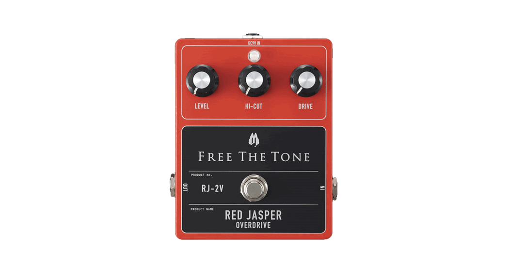 Free The Tone Rj-2v Red Jasper Low Gain Drive Pedal User Guide