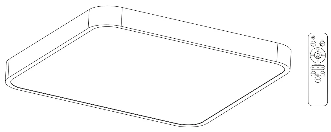 artika 18FM ESR MG Europa 18 LED Flush Mount Light