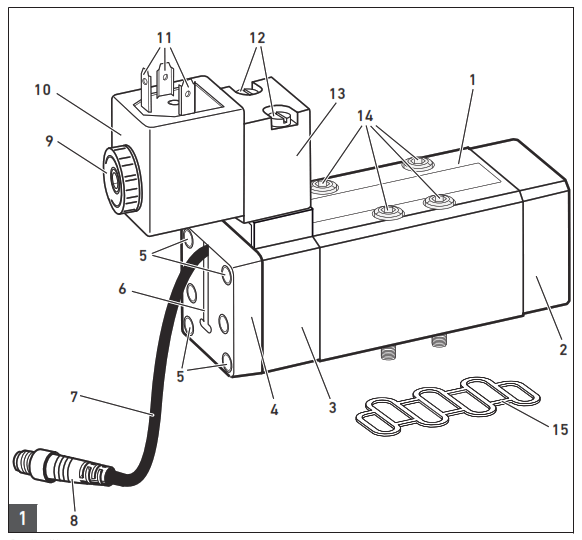 AVENTICS IS12-PD 3 2-Directional Valve - 1
