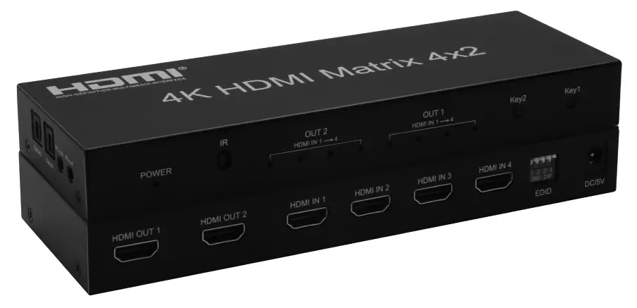 FERRISA B07MYRX22F 4K HDMI Matrix 4x2 Switch
