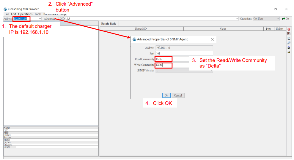 DELTA DS20 DC Wallbox - MIB Brower