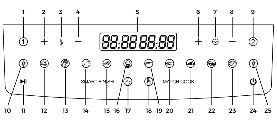 ToWeR T17100 2400W Dual Basket Air Fryer-fig3