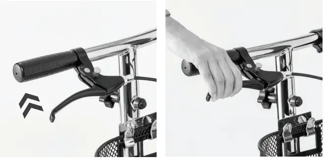 MEDLINE MDS86000G4 Four Wheeled - Hand Brakes