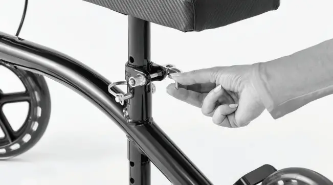 MEDLINE MDS86000G4 Four Wheeled - pad all the way.