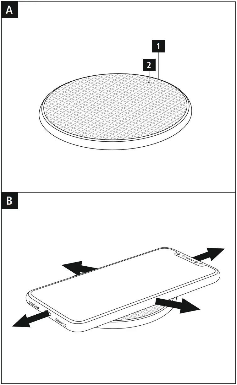 hama 00201683 Wireless Charger - FIGURE 1