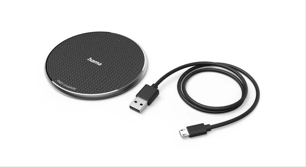 Hama 00201683 Wireless Charger Instruction Manual