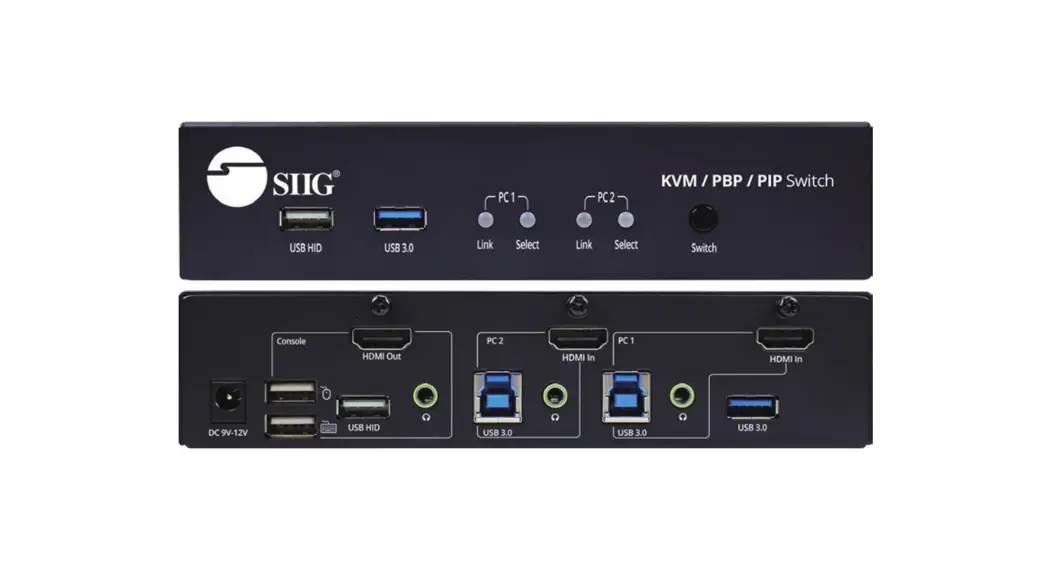 Siig Ce-kv0g11-s1 2-port 4k Hdmi Kvm Switch With Pbp Roaming Mouse And Pip User Manual Siig Ce-kv0g11-s1 2-port 4k Hdmi Kvm Switch With Pbp Roaming Mouse And Pip User Manual