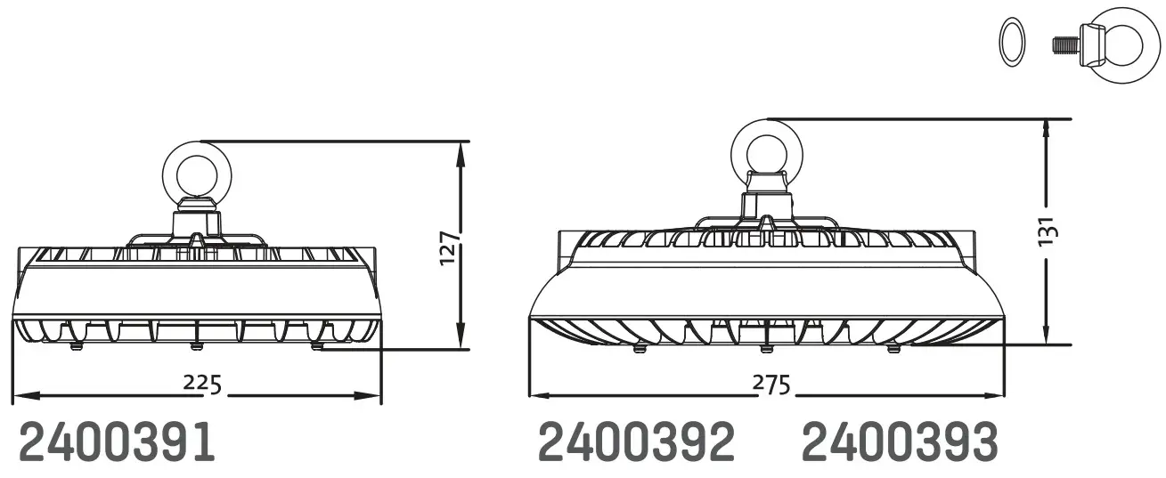 LED s light 2400391 High Bay - Figure 3