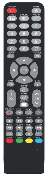 SONIQ LED TV E42FV40A - remote