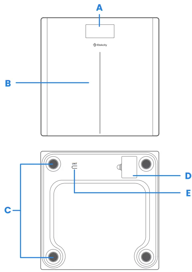 Etekcity EB9380H Digital Body Weight Scale - fig