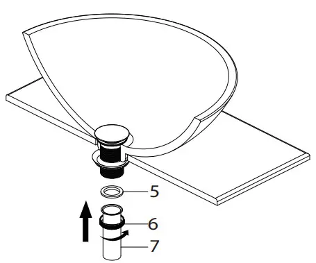 Kraus KVF-1200 Single Lever Vessel Faucet -9
