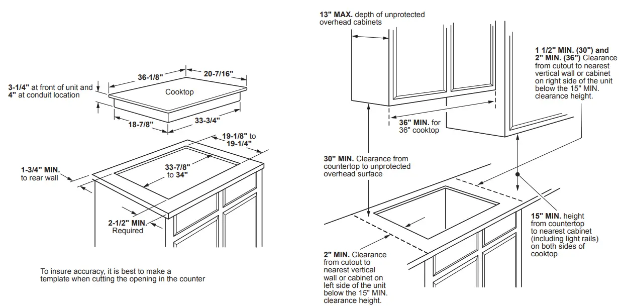 ge-JEP5036DT-36-Inch-Built-In-Knob-Control-Electric-Cooktop-FIG-1