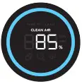 Shark HE600 Series Air Purifier 6 - AIR INFO SETTINGS 2