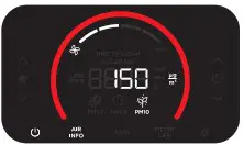 Shark HE600 Series Air Purifier 6 - AIR INFO SETTINGS 9