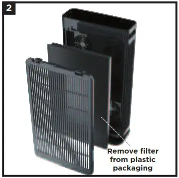 Shark HE600 Series Air Purifier 6 - SETTING UP YOUR UNIT 3