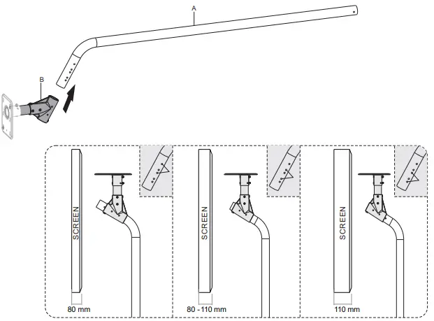 HAGOR 3215 CPS Pole 1750mm for Multiscreen-FIG3