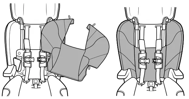 chicco MYFIT MyFit Harness Booster Car Seat - 16