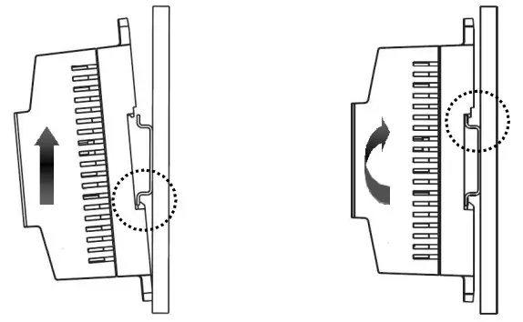 Honeywell Home TF428TF228TF223 Series BACnet Thermostat Driver - mounting1