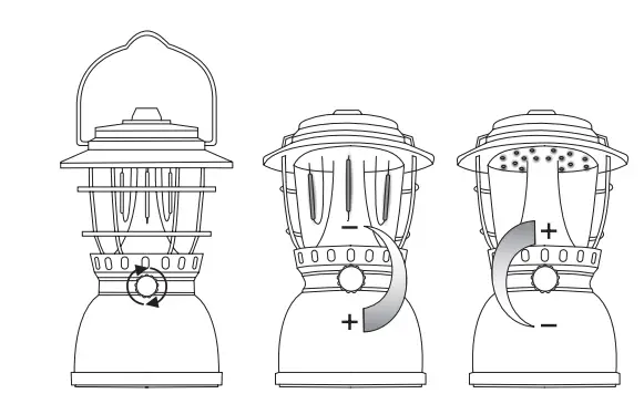 Camelion-OF195-Rechargeable-Retro-LED-Lantern-FIG-1