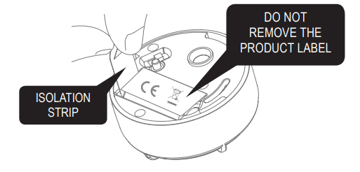 CAVIUS 5103 Flood Alarm - battery