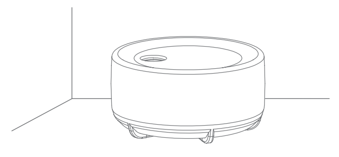 CAVIUS 5103 Flood Alarm - floor near