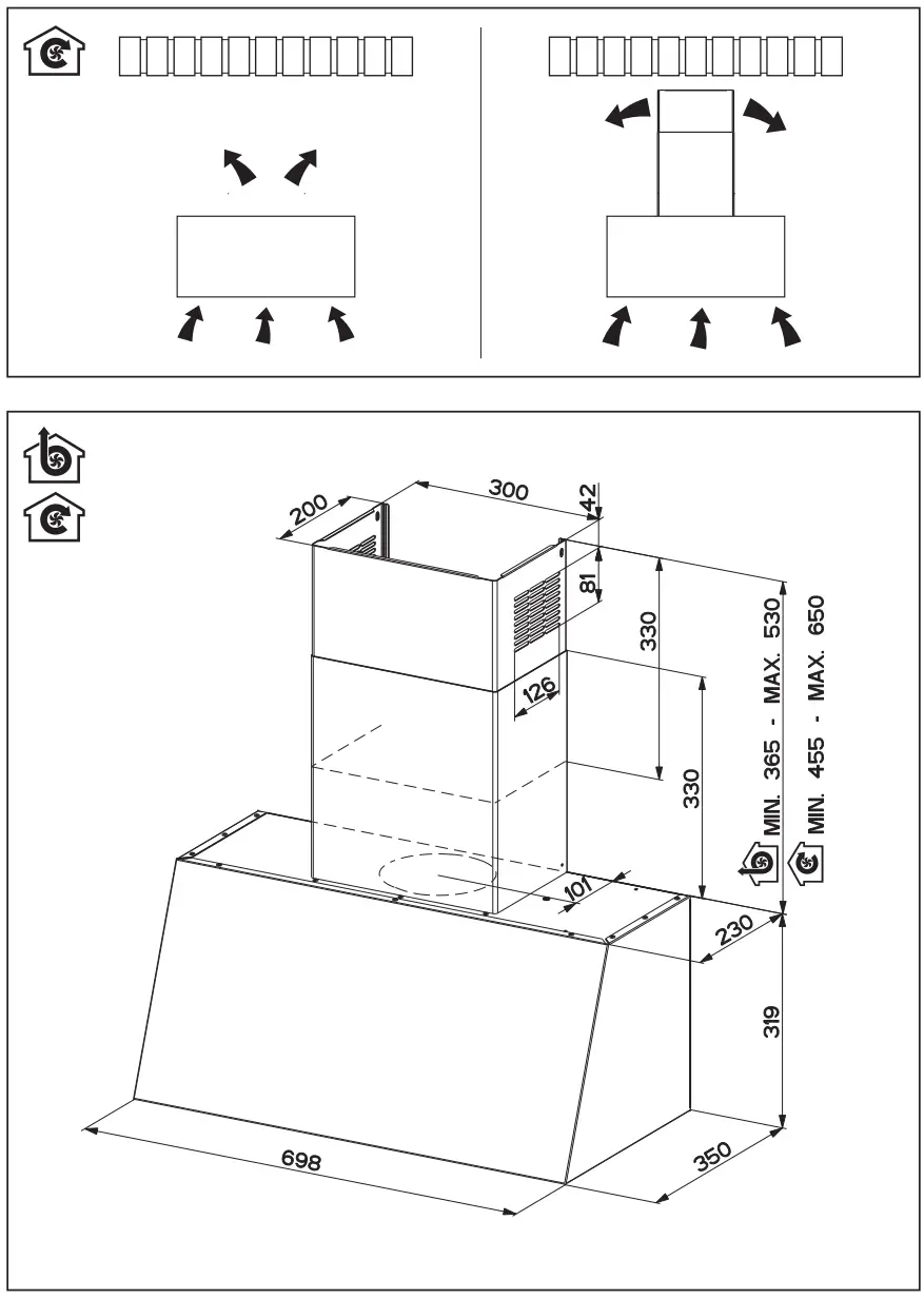 FRANKE 321.0536.201 Trendline Plus 70cm Cooker Hood - fig 3