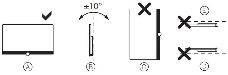 LOEWE Bild 3 OLED TV -Installation
