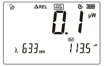 UNI-T UT385 Laser Power Meter-Relative Value Mode