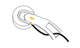 Plug the camera into camera holder