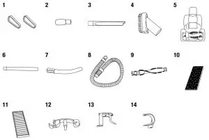diagramBissell 3950 Series Velocity Bagless Vacuum User's Guide